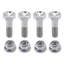 REAR DISC NUT & BOLTS SET PACK OF 4 HONDA CRF 150 250 450 2002 - 2019 M6 x 20mm 90105-MAC-680
