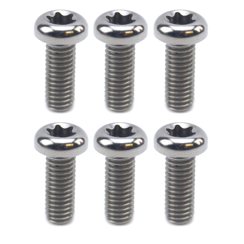 FRONT OR REAR DISC BOLT SET PACK OF 6 TORX DOME HEAD KTM SX 50 65 85 2001 - 2021 M6 x 16mm