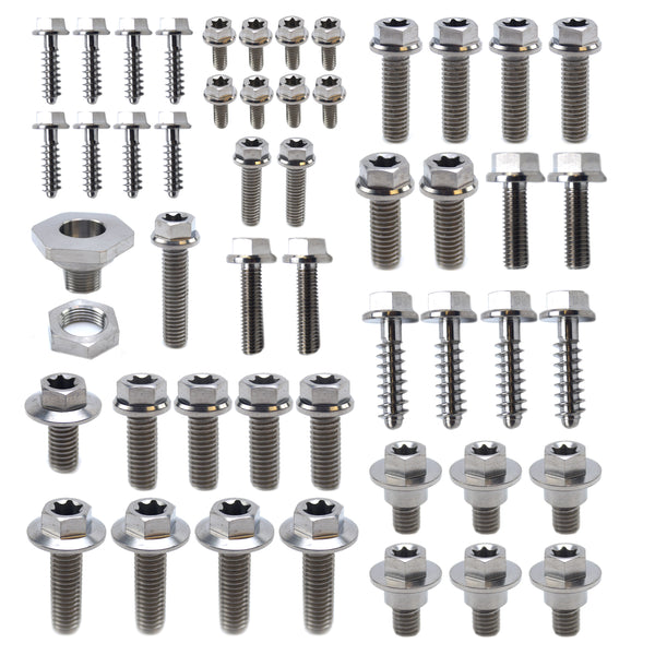 KTM SX EXC XC SXF EXCF XCF 125 150 200 250 300 350 400 450 500 505 525 530 2003 – 2016 PLASTIC BOLT KIT KTM-0306SX0507XC / KTM-0407EXC / KTM-0710SX0810XC / KTM-0810EXC / KTM-112SXC12EXC