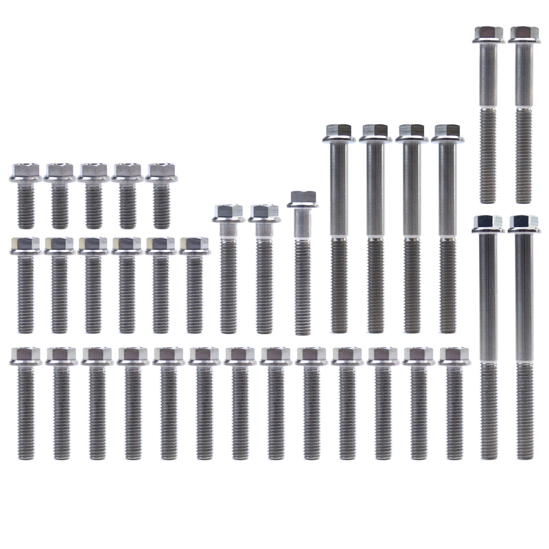 Yamaha YZ 65 2018 - 2019 Titanium Engine Bolt Kit - 35 Bolts