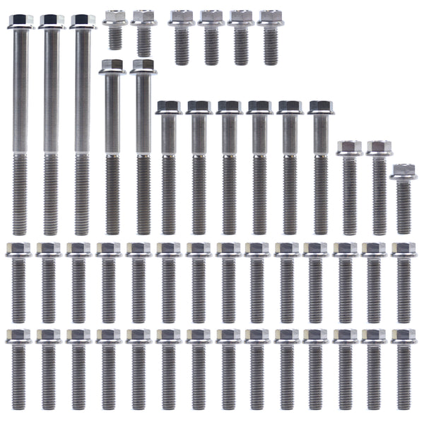 Titanium Engine Bolt Kit Yamaha YZ 250 F 2019 50 Bolts