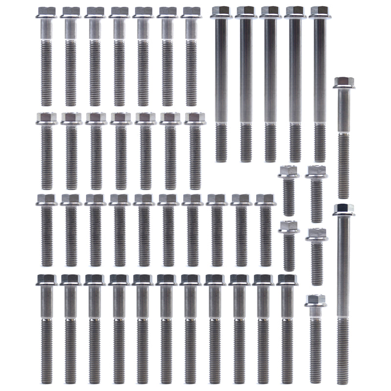 Honda CRF 250 R 2018 - 2020 Titanium Engine Bolt Kit - 48 Bolts