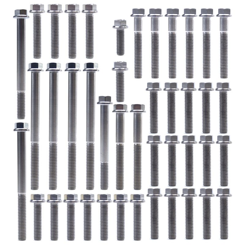 Honda CRF 450 R 2017 - 2020 Titanium Engine Bolt Kit - 48 Bolts