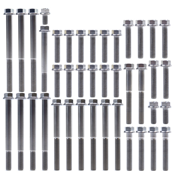 Kawasaki KX 250 F 2011 - 2019 Titanium Engine Bolt Kit - 42 Bolts