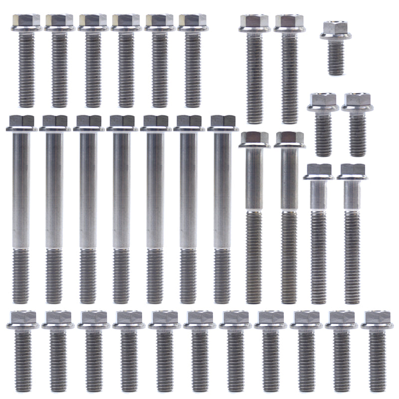 KTM GasGas Husqvarna SX TC MC 65 2009 - 2021 Titanium Engine Bolt Kit - 33 Bolts