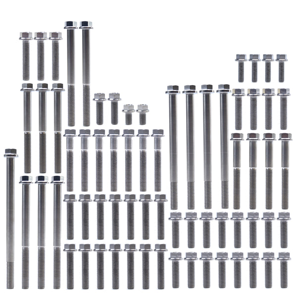 Honda CR 250 R 1992 - 2007 Titanium Engine Bolt Kit - 35 Bolts