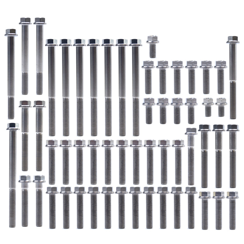 Honda CRF 250 R 2010 - 2017 Titanium Engine Bolt Kit - 57 Bolts