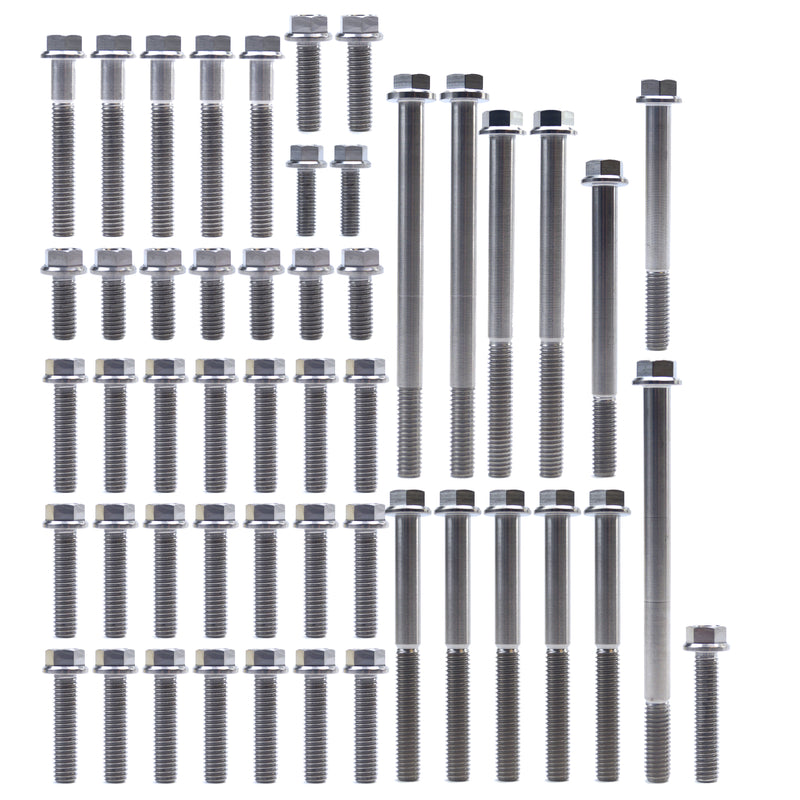 KTM Husqvarna 450 500 2012 - 2016 Titanium Engine Bolt Kit - 49 Bolts