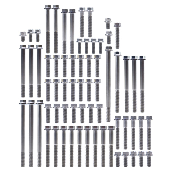 Suzuki RM 250 1990 - 1995 Titanium Engine Bolt Kit - 67 Bolts