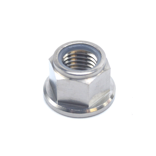 Flange Lock Nut - M10x1.25mm (14mm Hex)