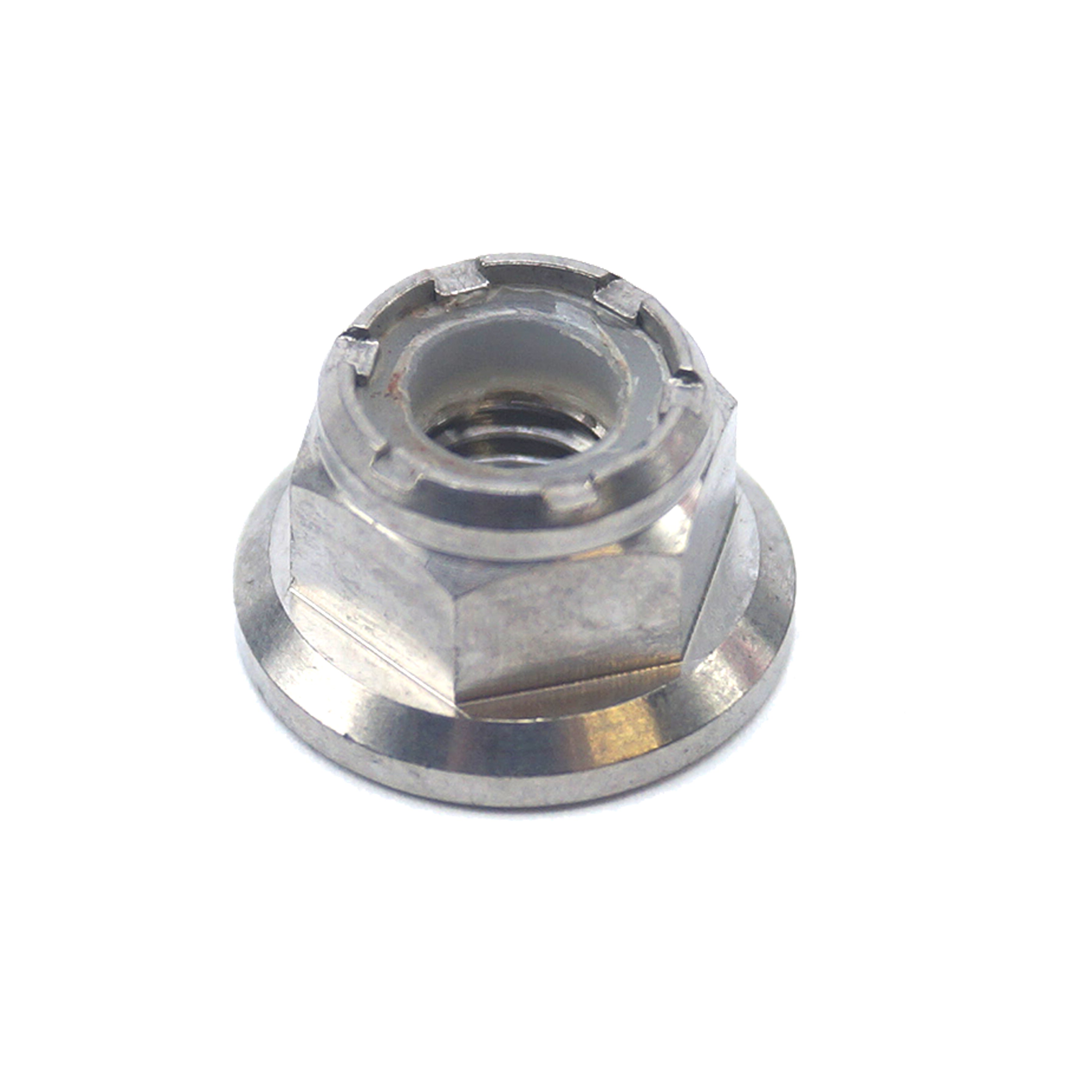BMW Genuine M6x1.00mm Hex-Head Flange Collar Cap Nut – 10mm, Part# 11121725686 (Made In Germany)