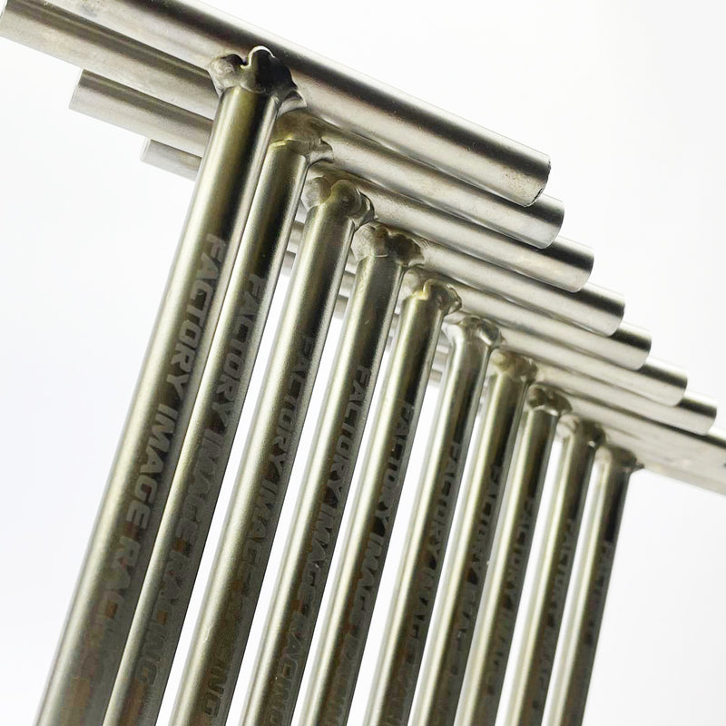 GRADE 5 TITANIUM T-BAR SET OF 10 RAW FINISH