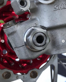 FRONT SPINDLE & NUT HONDA CRF CR R X 125 250 450 2002 – 2022 44301-MEN-000 90301-KZ4-J40 M16x1.50mm