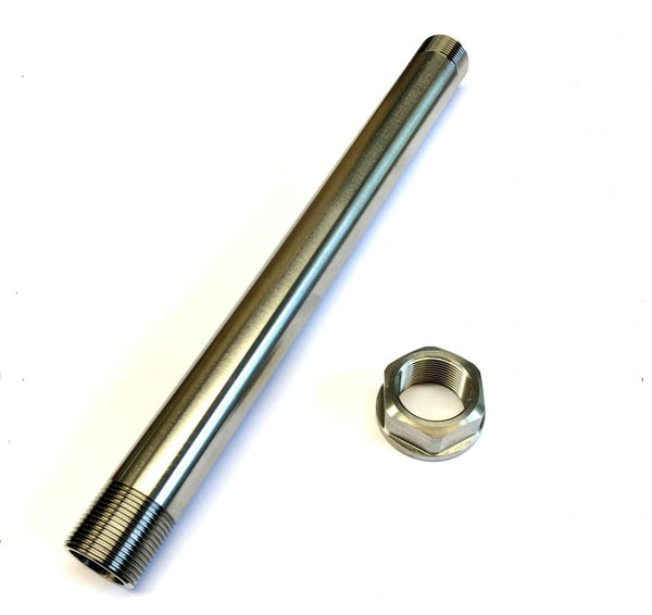 Rear Spindle & Nut - M25x1.50mm